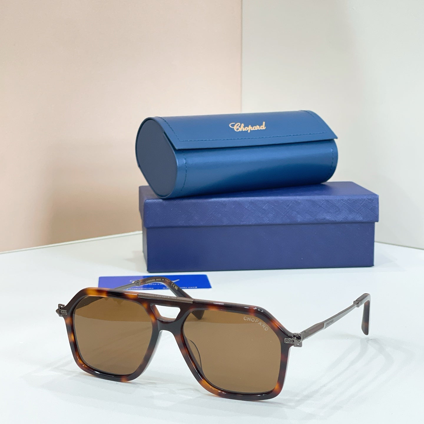 CHOPARD SQUARE SUNGLASSES
